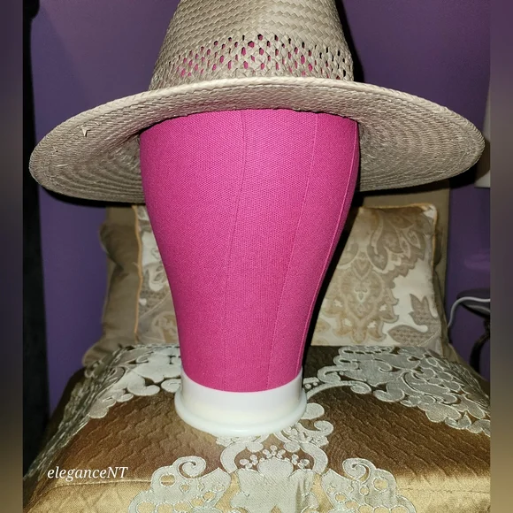 Gap Straw Tan/Dark Gray  Fedora Size M/L NWT - Picture 2 of 7